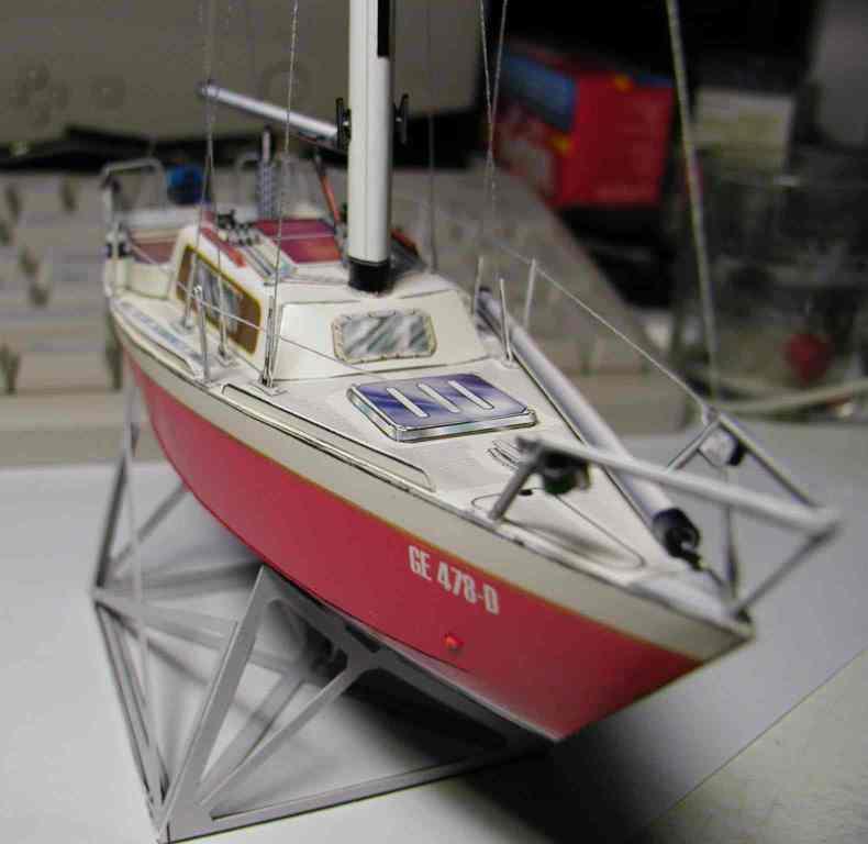 Яхта Via Cosi [1:40] paper model