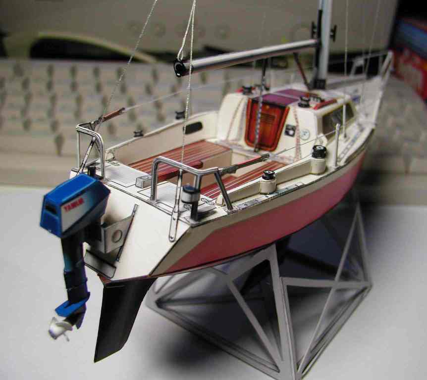 Яхта Via Cosi [1:40] paper model