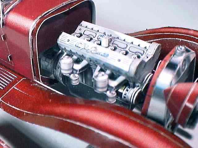Автомобиль Alfa Romeo 6C 1750 Turismo paper model