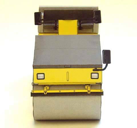 Дорожный каток SAKAI TW500W-1 paper model