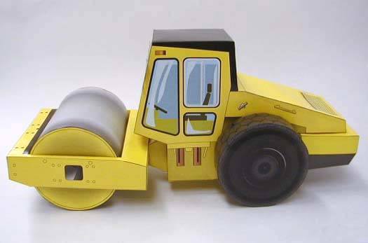 Дорожный каток SAKAI SV510D-1 paper model