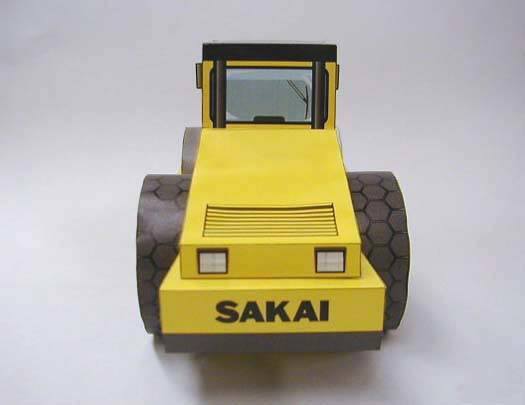 Дорожный каток SAKAI SV510D-1 paper model