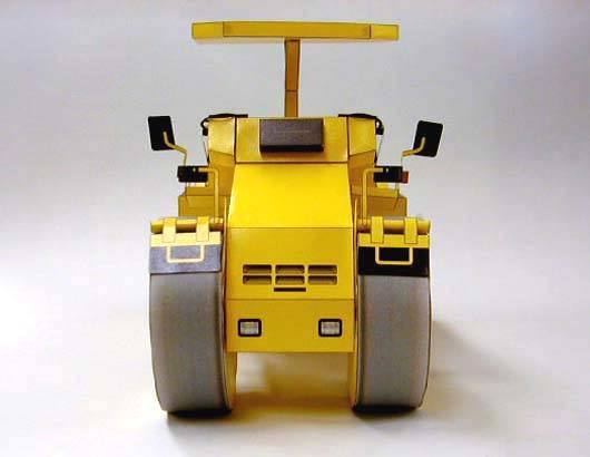Дорожный каток SAKAI R2-1 paper model