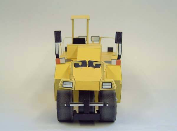 Пневматический каток SAKAI TZ700 (Стандарт) paper model