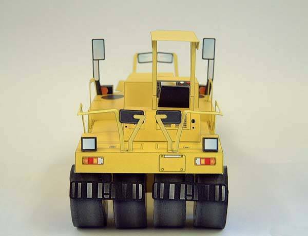 Пневматический каток SAKAI TZ700 (Стандарт) paper model
