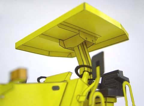 Пневмоколесный каток SAKAI GW750 paper model