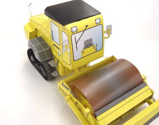 Грунтовый каток SAKAI CV550D paper model