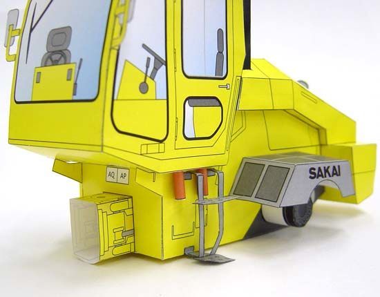 Грунтовый каток SAKAI CV550D paper model