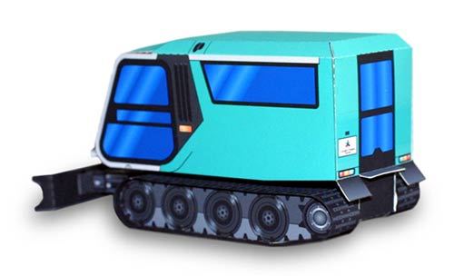 Многоцелевая снегоуборочная машина Caliber paper model
