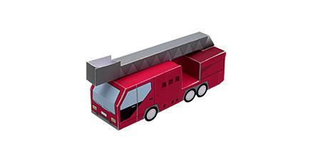 Набор специальных автомобилей paper model