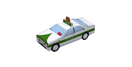 Набор специальных автомобилей paper model