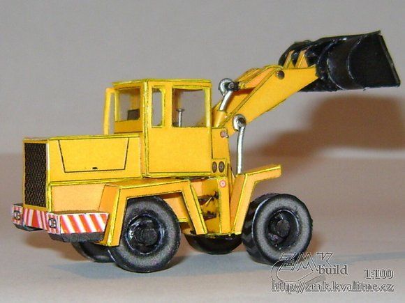 Погрузчик UNC-151 paper model