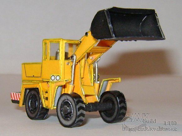 Погрузчик UNC-151 paper model