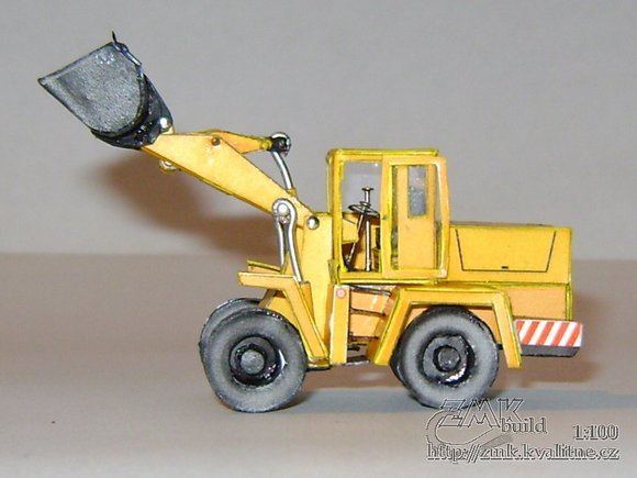 Погрузчик UNC-151 paper model