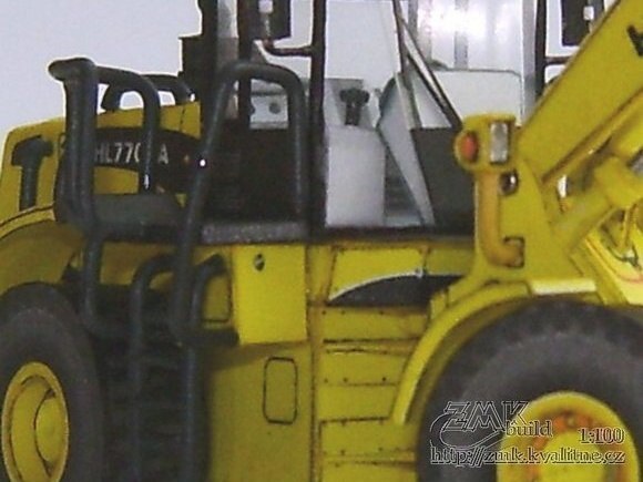 Погрузчик Hyundai HL 770-7A paper model