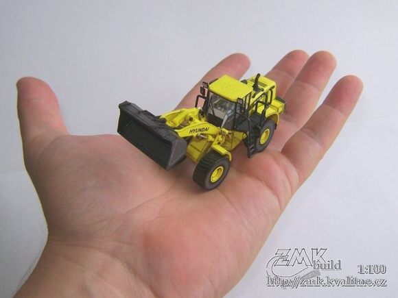 Погрузчик Hyundai HL 770-7A paper model