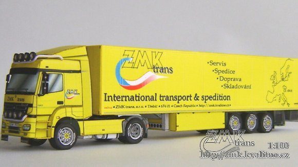 Полуприцеп Schmitz Cargobull paper model