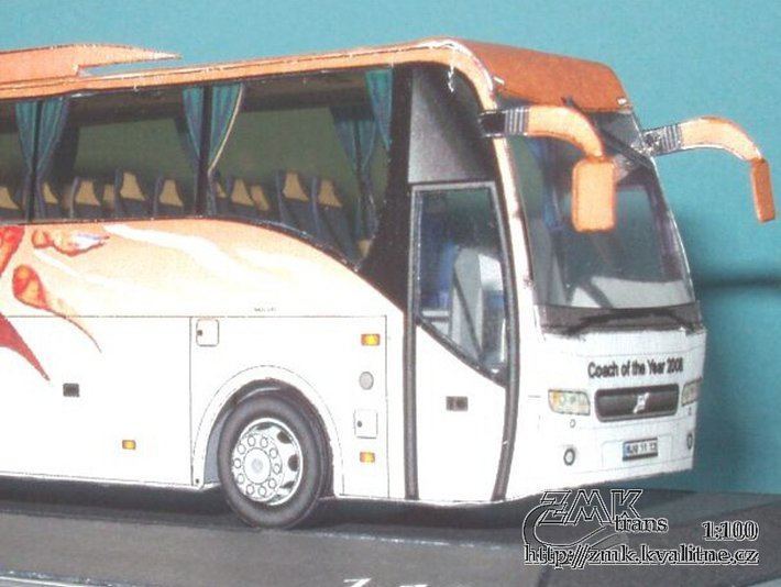 Автобус Volvo 9700 Prestige paper model