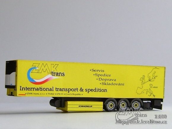 Полуприцеп Schwarzmuller paper model
