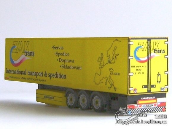 Полуприцеп Schwarzmuller paper model