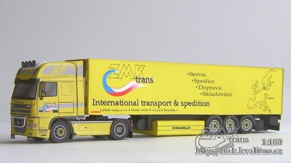 Полуприцеп Schwarzmuller paper model
