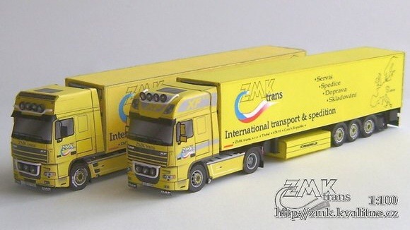 Полуприцеп Schwarzmuller paper model