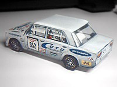 Автомобиль ВАЗ-2101 СитиМоторспорт paper model