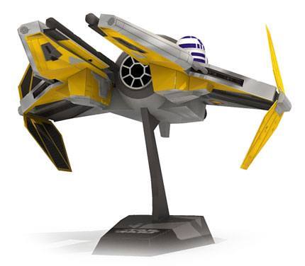 Перехватчик Эта-2 Анакина Скайуокера (Звездные войны) paper model
