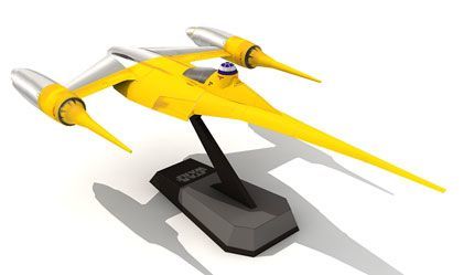 Звёздный истребитель N-1 (Звездные войны) paper model