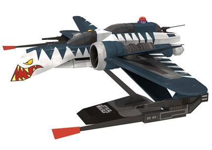 Агрессивный истребитель-разведчик-170 (Звездные войны: Война клонов) paper model