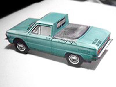 Автомобиль ЗАЗ-968МП paper model