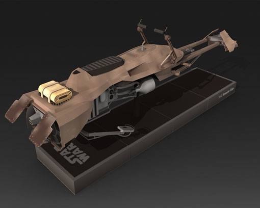 Спидербайк 74-Z (Звездные войны) paper model