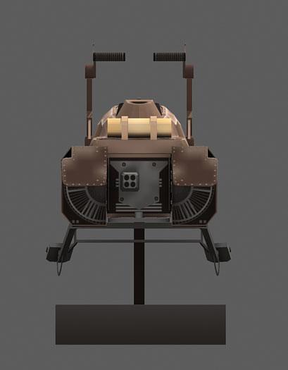 Спидербайк 74-Z (Звездные войны) paper model