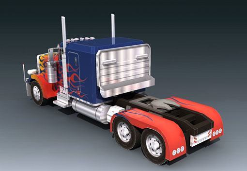 Трансформер Оптимус Прайм Peterbilt 379 (Трансформеры) paper model