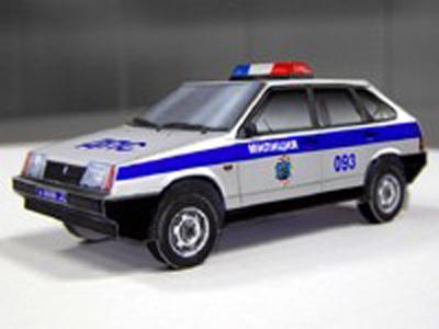 Автомобиль ВАЗ-2109 ДПС