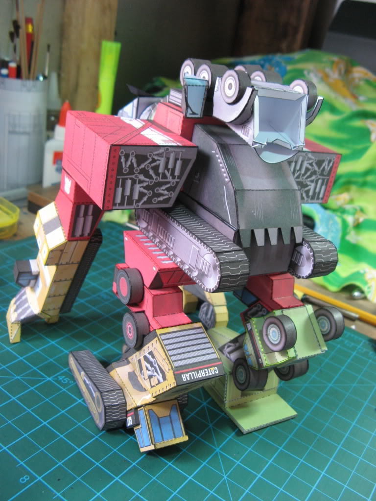 Трансформер Девастатор (Трансформеры) [серия, полная версия] paper model