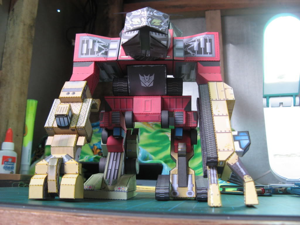 Трансформер Девастатор (Трансформеры) [серия, полная версия] paper model