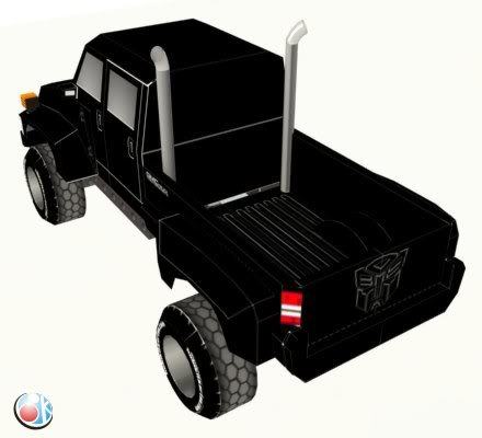 Трансформер Айронхайд GMC Topkick C4500 (Трансформеры) paper model