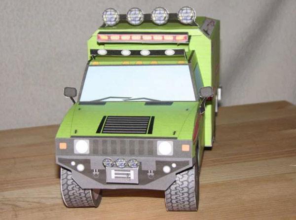 Трансформер Рэтчет Hummer H2 (Трансформеры) paper model