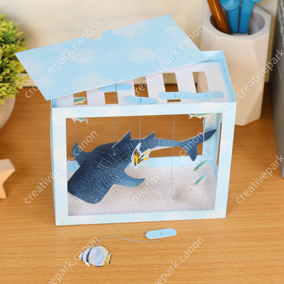 Китовая акула paper model