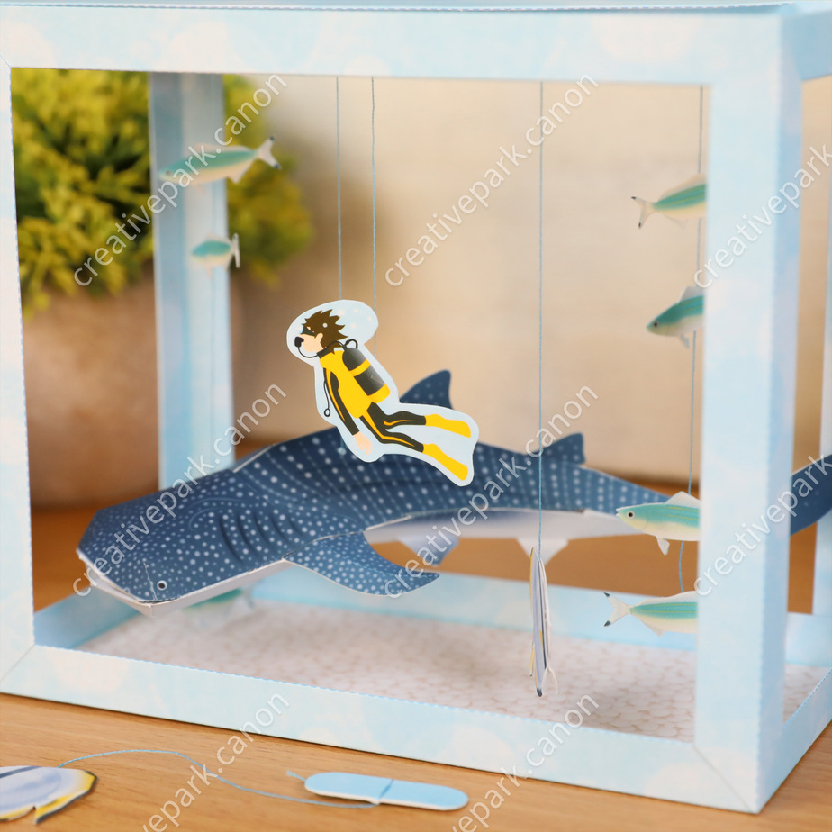 Китовая акула paper model