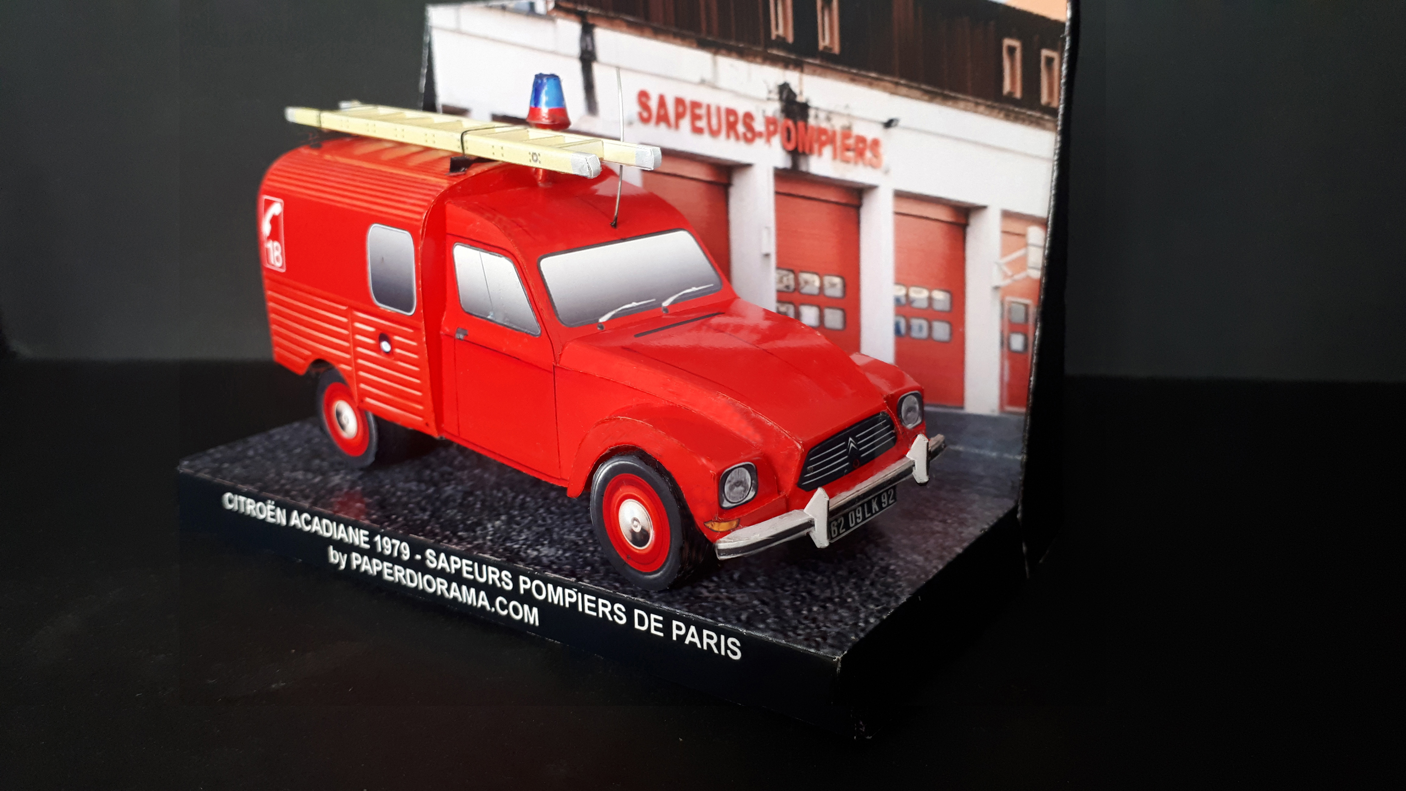 Пожарный фургон Citroën Acadiane