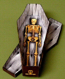 Коробки-гробики с отделкой paper model