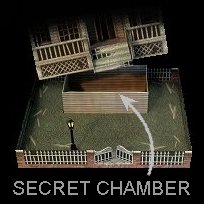 Дом с привидениями paper model