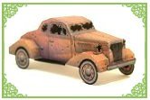 Автомобиль с привидениями paper model