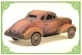 Автомобиль с привидениями paper model