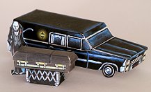 Похоронный катафалк paper model
