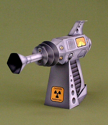 Электросферический лучевой пистолет paper model