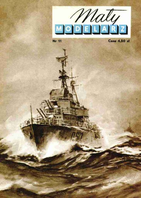 Maly Modelarz - 11/1958 - Эскортный корабль Surcouf magazine
