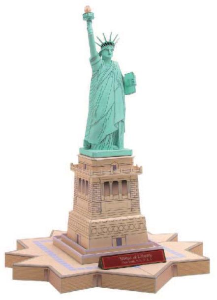 Статуя Свободы, США paper model